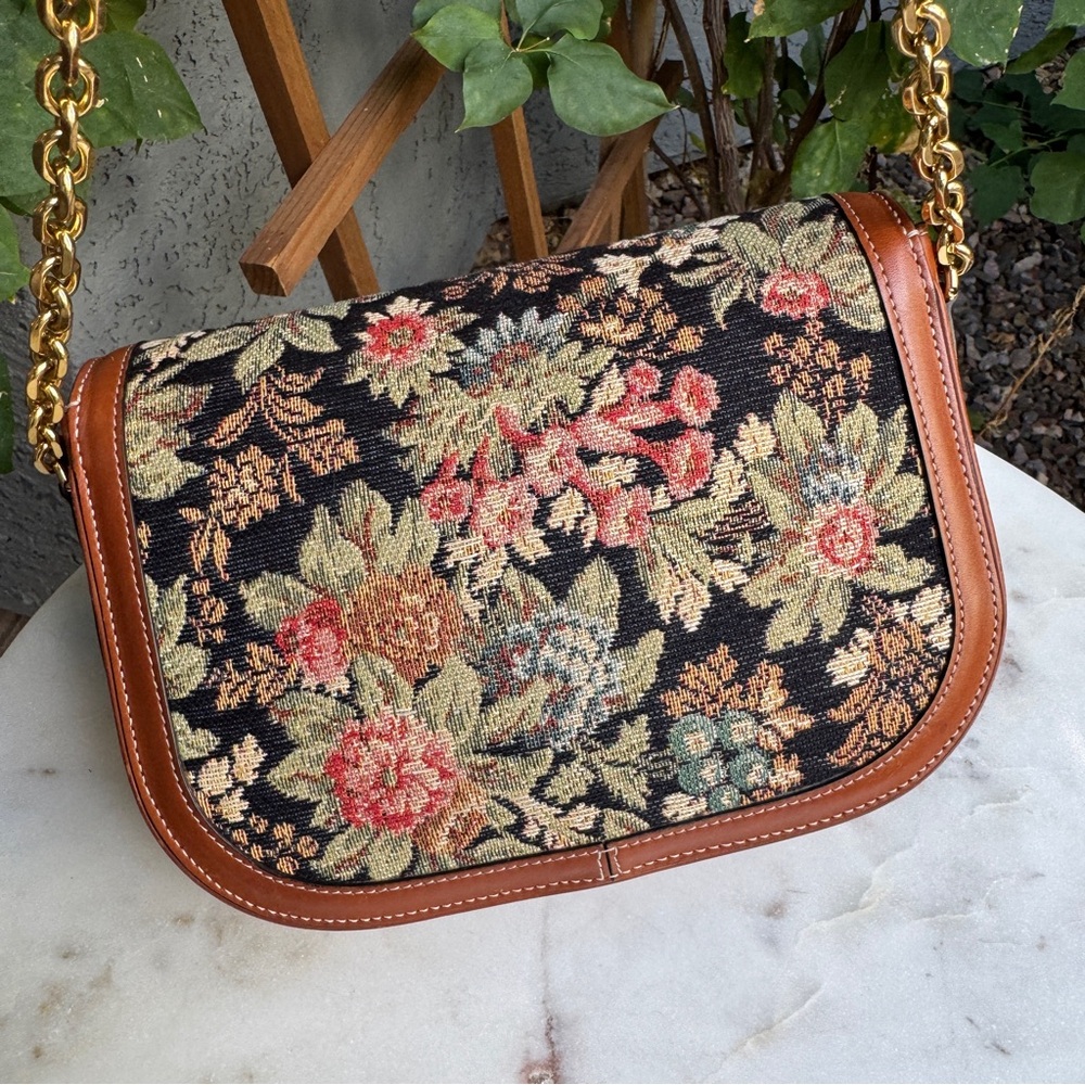 Celine Floral Jacquard Chain Maillon Triomphe - Picture 5 of 14